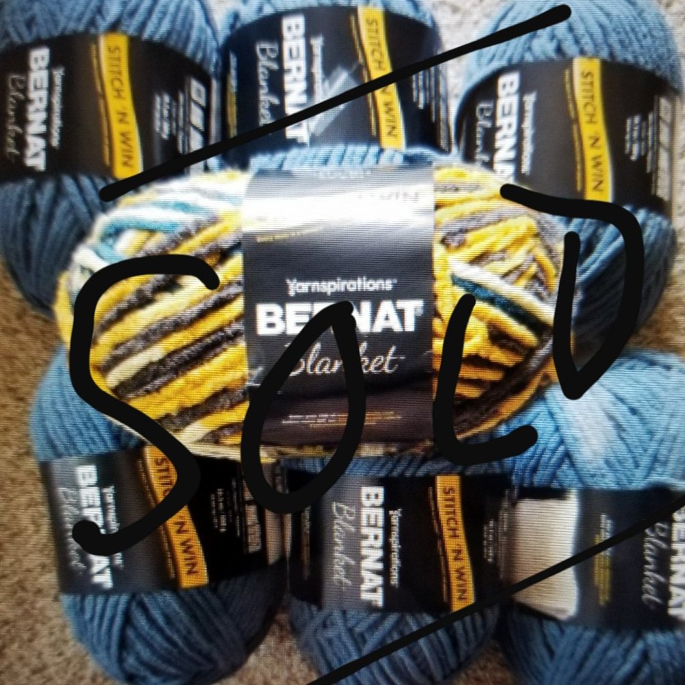 Bernat Blanket Stitch N Win Yarn-SOLD